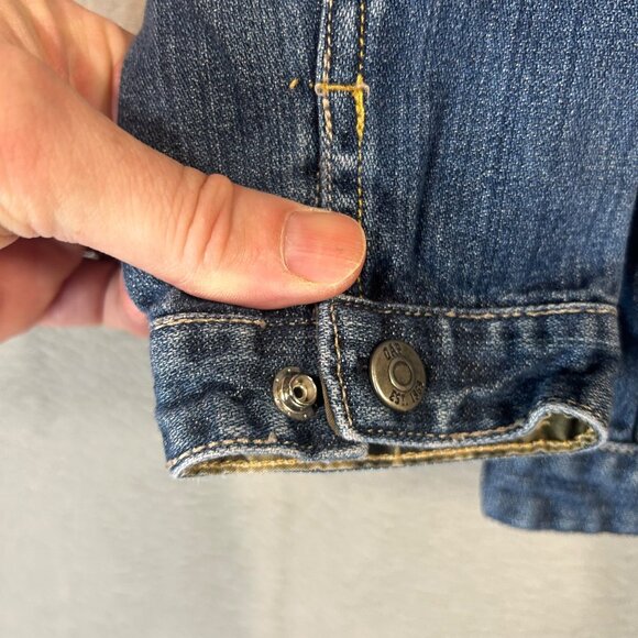 Baby Gap Blue Denim Cotton Jean Jacket Toddler 3 years 3T Casual GUC - Picture 7 of 14